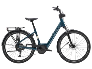 Rower elektryczny TREK Verve+ 2 o niskim przekroku Gen 3 2026 L Niebieski