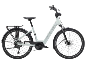 Rower elektryczny TREK Verve+ 2 o niskim przekroku Gen 3 2026 L Perłowy