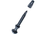 Wentyl presta BONTRAGER TLR z okrągłą podstawą 50mm Metaliczny-Czarny