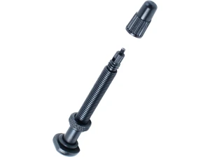 Wentyl presta BONTRAGER TLR z okrągłą podstawą 50mm Metaliczny-Czarny