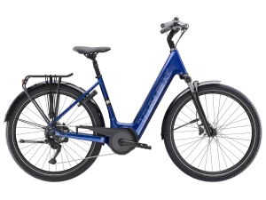Rower elektryczny TREK Verve+ 3 o niskiej rurze górnej Gen 3 2026 545WH XL Niebieski