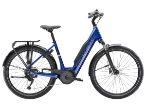 Rower elektryczny TREK Verve+ 3 o niskiej rurze górnej Gen 3 2026 800WH XL Niebieski