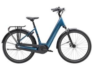 Rower elektryczny TREK District+ 3 o niskim przekroku 545Wh 2026 S Niebieski