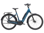 Rower elektryczny TREK District+ 3 o niskim przekroku 800Wh 2026 S Niebieski