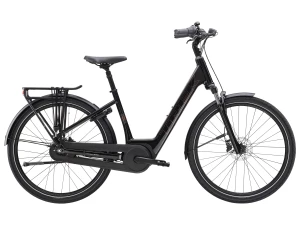 Rower elektryczny TREK District+ 2 Lowstep 400Wh 2026 L Czarny