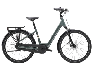 Rower elektryczny TREK District+ 2 Lowstep 400Wh 2026 L Zielony
