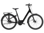 Rower elektryczny TREK District+ 2 o niskim przekroku z napędem pasowym 400Wh 2026 L Czarny