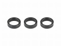 Spacer Trek Knock Block Headset 10mm Black 3 Pack