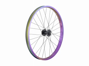 Wheel Front Trek JK30/DC20 6-bolt Disc 24" 28H QR Oil Slick
