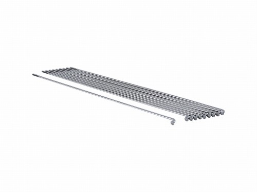 Spoke Bontrager Round 13 Gauge 255mm Silver 10/Pack