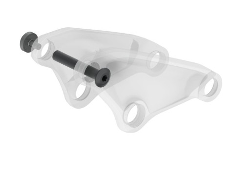 Część zawieszenia Trek Zestaw doposażenia DRCV Alum. Czarny