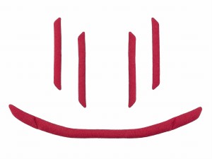 Helmet Part Bontrager Solstice Pad One Size Red