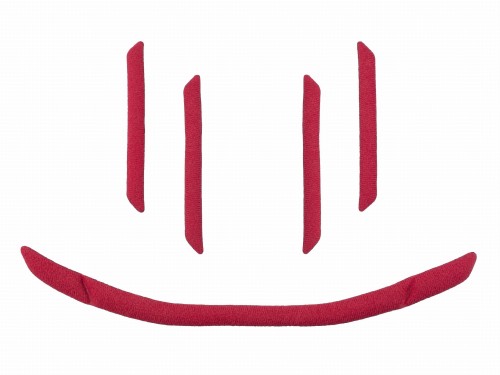 Helmet Part Bontrager Solstice Pad One Size Red