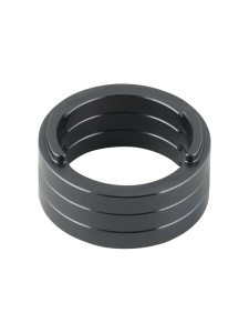 Spacer Trek Knock Block Headset 5mm Black 3 Pack