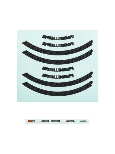 Decal Bontrager Aeolus Comp Disc Anthracite/Black Front/Rear