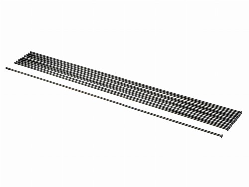 Szprycha Bontrager, prosty łeb, 302 mm, czarny, 10 szt./opakowaniu