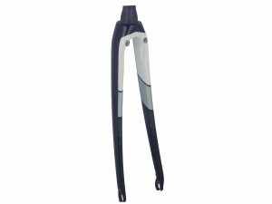 Sztywny widelec Trek Domane SL 6 53, wyprzedzenie 50–54, czarny/biały