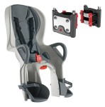 Fotelik rowerowy dziecięcy OKBABY 10+ 27.5-29 Szary