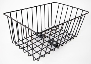 Kosz rowerowy na bagażnik METS Drut Czarny