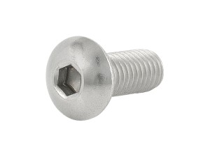 Fastener Trek M5x0.8x12mm Button Head Cap Screw Silver
