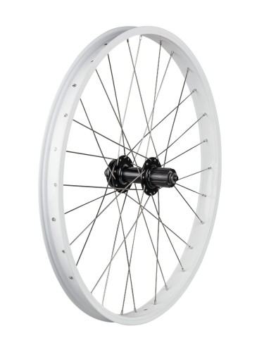 Wheel Rear Trek J35A/DC-2241 Rim Brake 24" 28H 141QR White