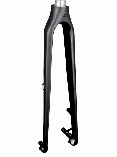 Fork Rigid Trek 700c Carbon Post Mount Disc 12mm Thru Black