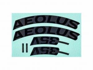 Decal Bontrager Aeolus Elite 35V Disc Black Front/Rear