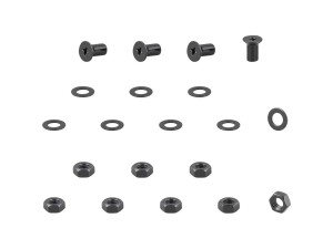 Fastener Trek Fetch+ 2 Seat Pad Mounting Kit Black