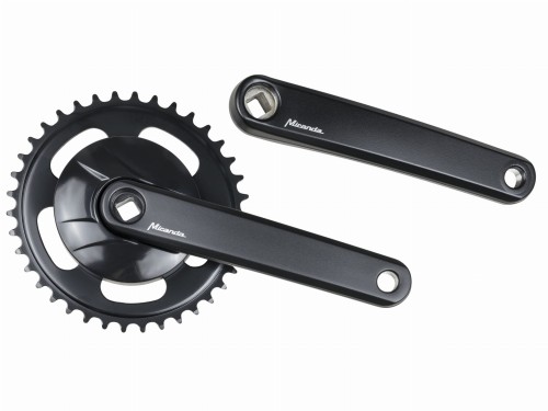 Crankset Miranda 170mm 38T w/95mm Cover Black