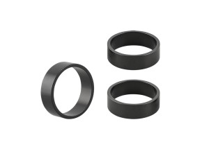 Spacer Bontrager Headset 1-1/8" 10mm Black Alloy 3-Pack