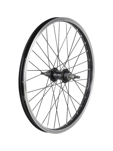 Wheel Rear Trek Precaliber 20 Freewheel Black