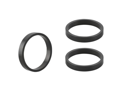 Spacer Bontrager Headset 1-1/8" 5mm Black Alloy 3-Pack