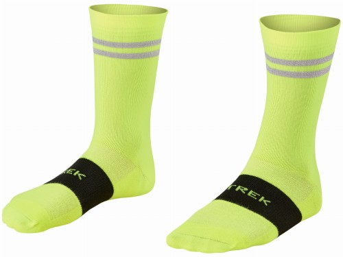 Skarpetki Trek Race Reflective Crew, rozmiar S (35-38), fluorescencyjny żółty