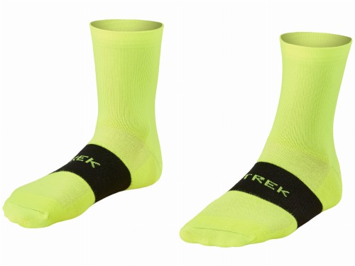 Skarpetki Trek Race Quarter, rozmiar M (39-41), fluorescencyjny żółty