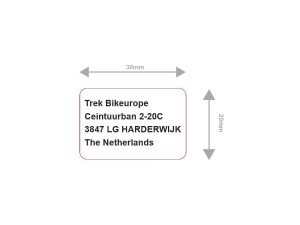 Decal Trek TCG EU Elite Waterbottle 40/Sheet