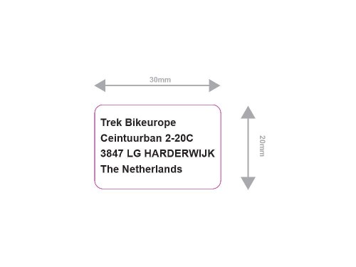Decal Trek TCG EU Elite Waterbottle 40/Sheet