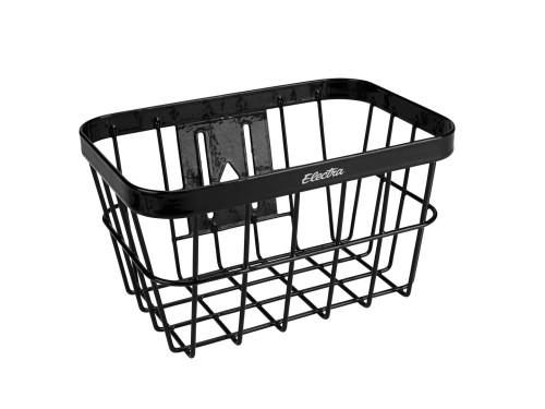Kosz druciany Electra mały mocowany na sterach Czarny