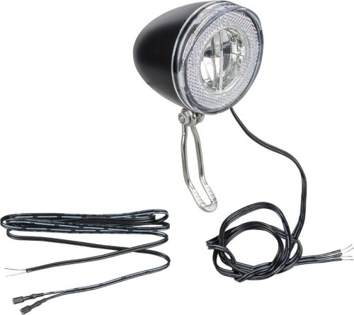 Światło przednie Spanninga Swingo XE do roweru elektrycznego Czarne