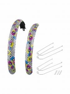 Komplet błotników do rowerów damskich Electra Andi 3i 26" Czarny