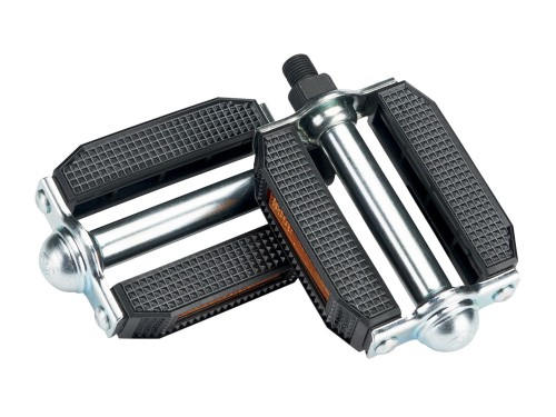 Pedał Electra Deluxe Block Spindle 9/16" Chrom/Czarny