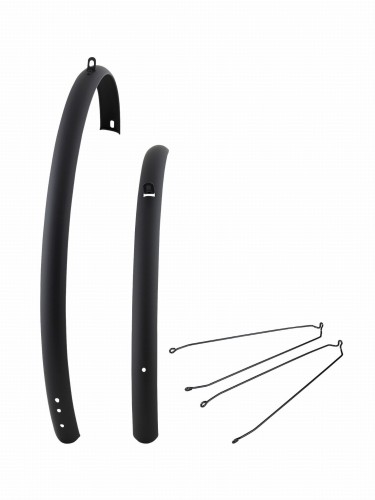 Komplet błotników do rowerów męskich Electra Loft 7i EQ M Czarny mat