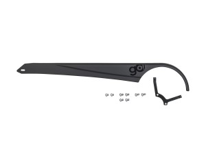 Osłona łańcucha do rowerów męskich Electra Townie Go! 8D 26" Czarna mat