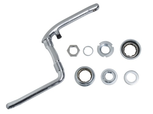 Mechanizm korbowy Electra Cruiser jednoczęściowy 152 mm Srebrny