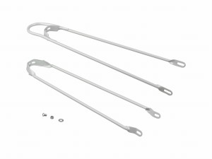 Zestaw mocowań do błotników Electra Amsterdam Biały Przód/tył