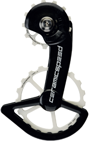 Wózek Przerzutki CeramicSpeed OSPW Shimano 9250/8150 Series Cerakote White Coated
