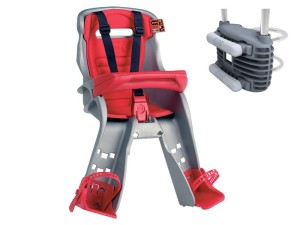 Fotelik dziecięcy OKBABY ORION przedni uniwersalne mocowanie srebrny