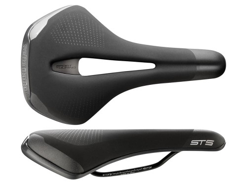 Siodło SELLE ITALIA SPORTOURING ST 5 FLOW S (id match S2), Fec Alloy Rail, Soft-Tek, Light Gel, 396g