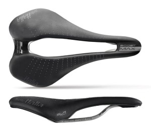 Siodło SELLE ITALIA MAX SLR BOOST TI316 GEL SUPERFLOW L (id match L3), TI 316 Rail, Fibra-Tek, Light Gel, 218g