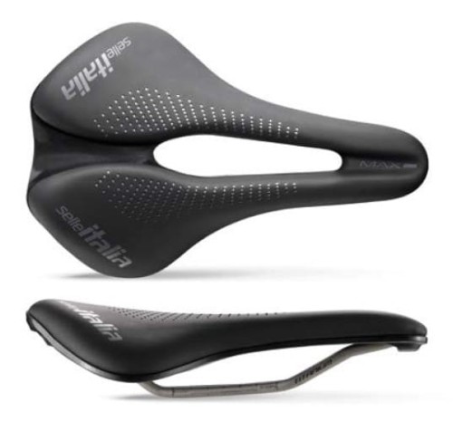 Siodło SELLE ITALIA MAX NOVUS BOOST EVO TI316 GEL, Superflow L (id match L3), TI 316 Rail, Fibra-Tek
