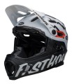 Kask full face BELL SUPER DH MIPS SPHERICAL fasthouse matte gloss black white roz. S (52–56 cm).